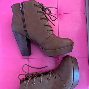 Brown Heel Boots